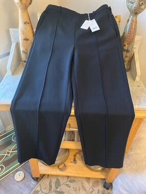 Vince Black Wide-Leg Pleated Pants Gorgeous Fit Fabulous Black Color NWTS!!